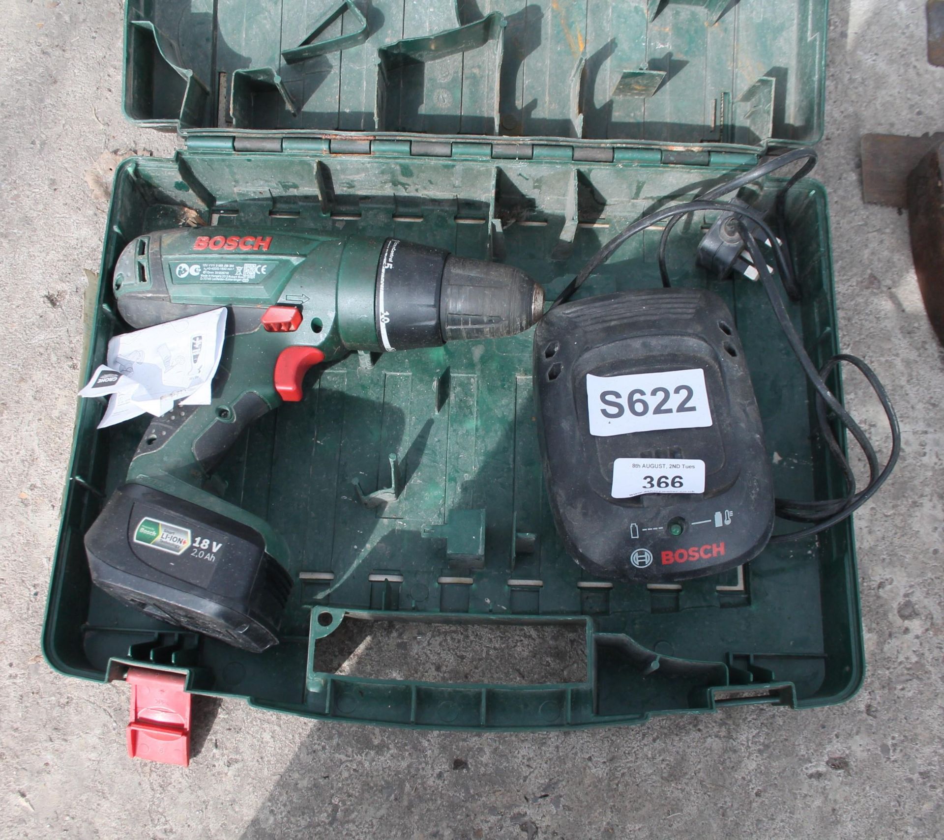 BOSCH BATTERY DRILL NO VAT