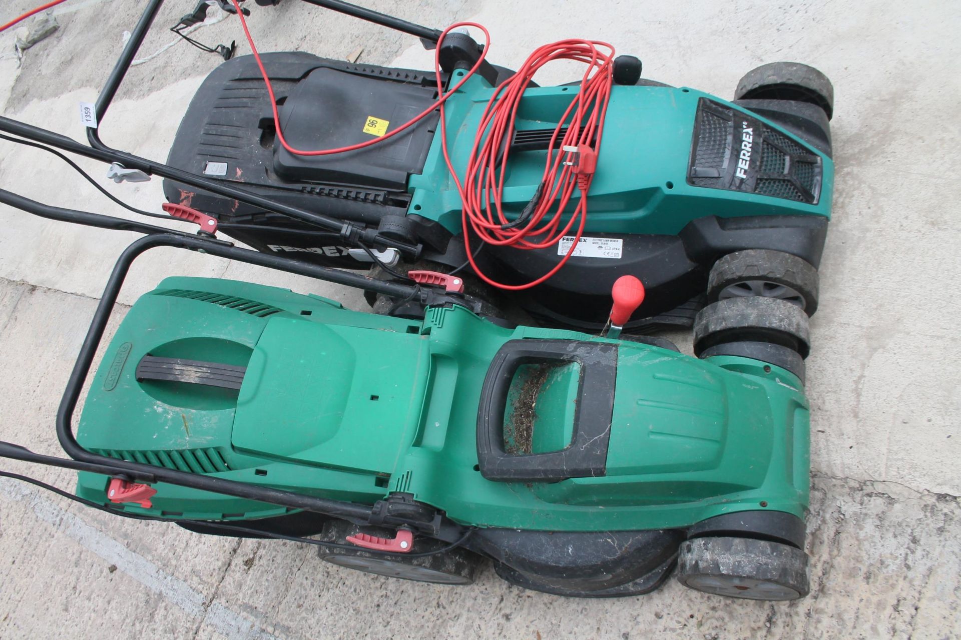 2 LAWN MOWERS NO VAT - Image 2 of 2