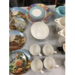 A QUANTITY OF DOULTON EVERYDAY DINNERWARE TO INCLUDE PLATES, BOWLS, CUPS AND SAUCERS