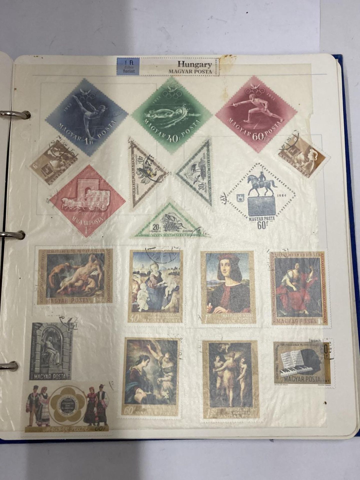 THE ROYAL FAMILY STAMP ALBUM OF WORLD STAMPS - HUNGARY, CUBA, POLAND ETC - Image 3 of 6