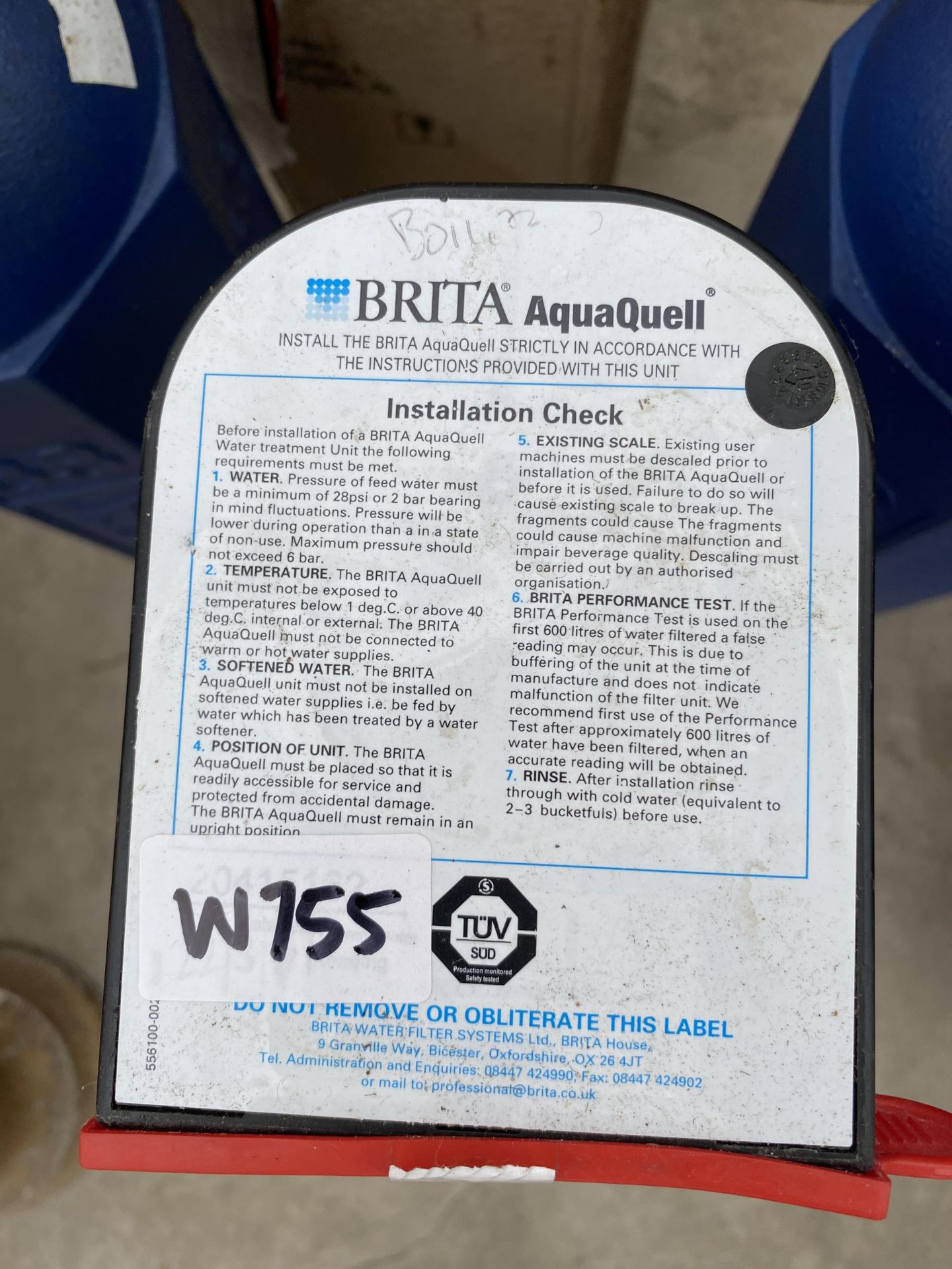 THREE AS NEW BRITA AQUAQUELL COMMERCIAL WATER FILTERS - Image 3 of 3
