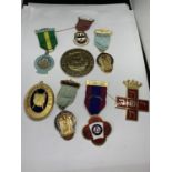 EIGHT VARIOUS MASONIC MEDALS