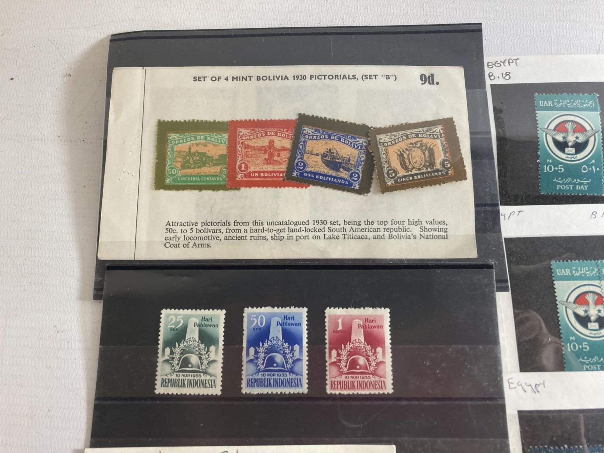 A MIXED LOT OF STAMPS TO INCLUDE EGYPT, POLAND INDONESIA, AFGHANISTAN, RUSSIA, MAURITANIA ETC MANY - Image 2 of 7
