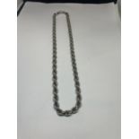 A HEAVY ROPE CHAIN LENGTH 18 INCHES