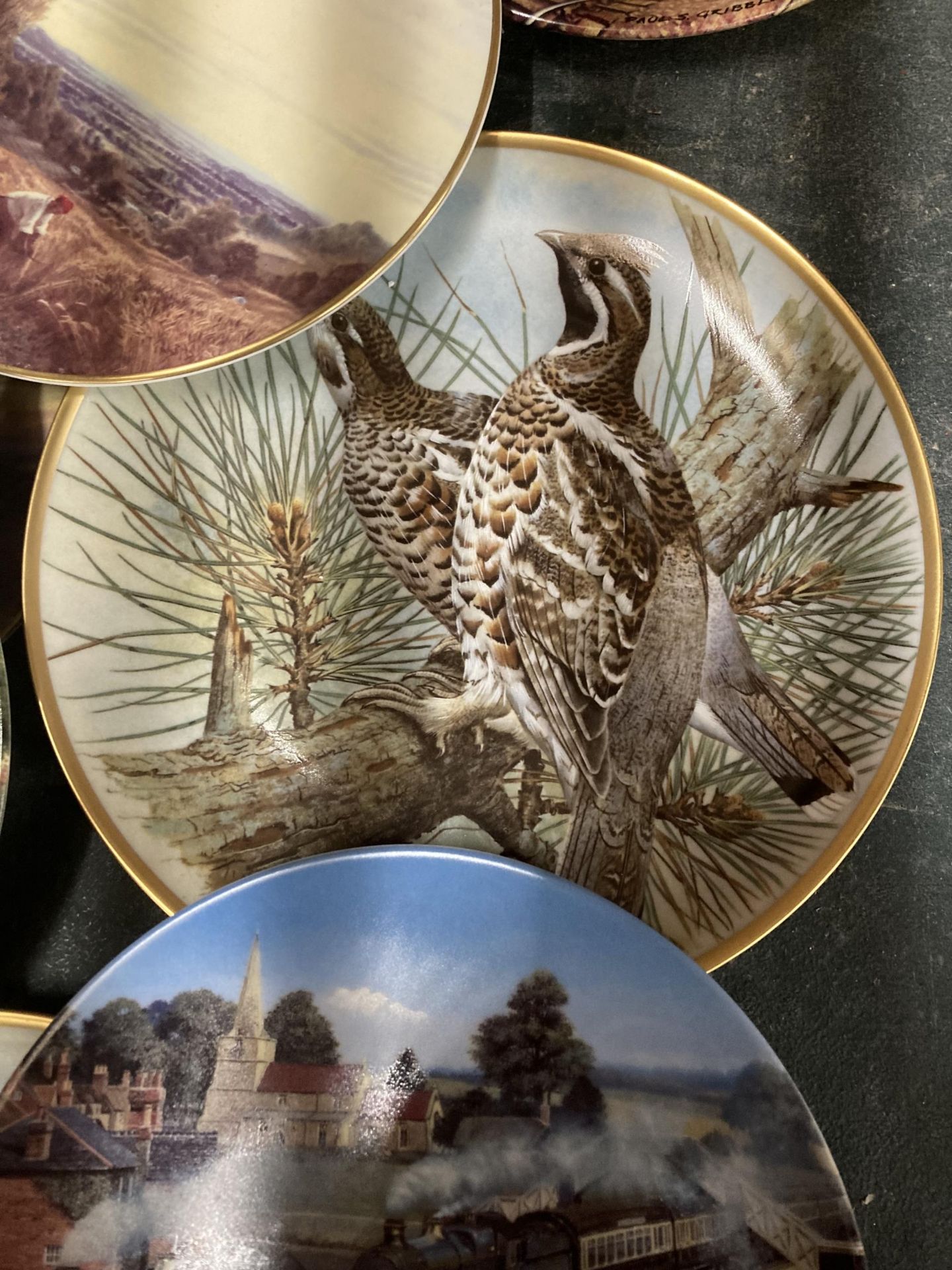 A COLLECTION OF ASSORTED CABINET PLATES - Image 6 of 7