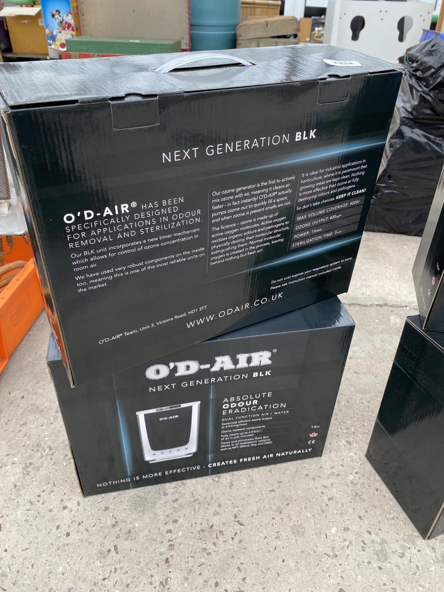 TWO BOXED O'D-AIR AIR PURIFIERS