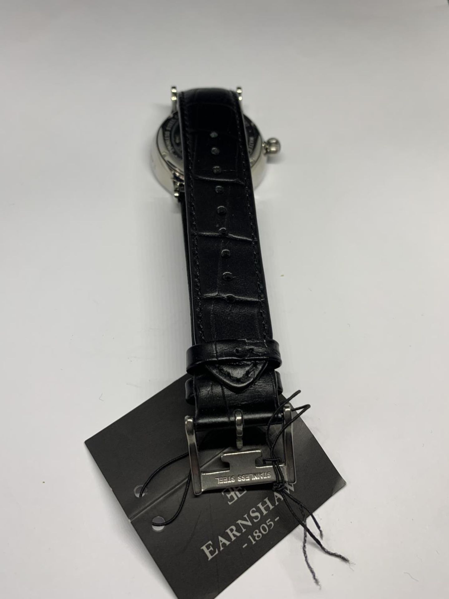 AN EARNSHAW AUTOMATIC WRIST WATCH SEEN WORKING BUT NO WARRANTY - Image 3 of 3