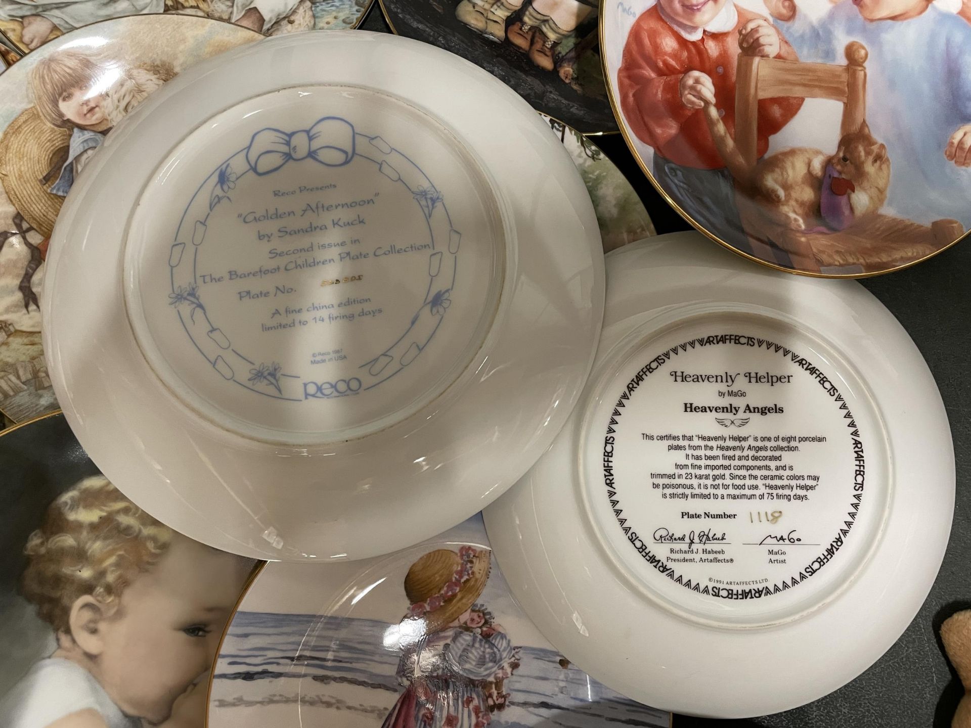 A LARGE COLLECTION OF CABINET PLATES - APPROX 26 IN TOTAL - Image 5 of 5