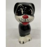 A LORNA BAILEY HAND PAINTED AND SIGNED BENGO DOG