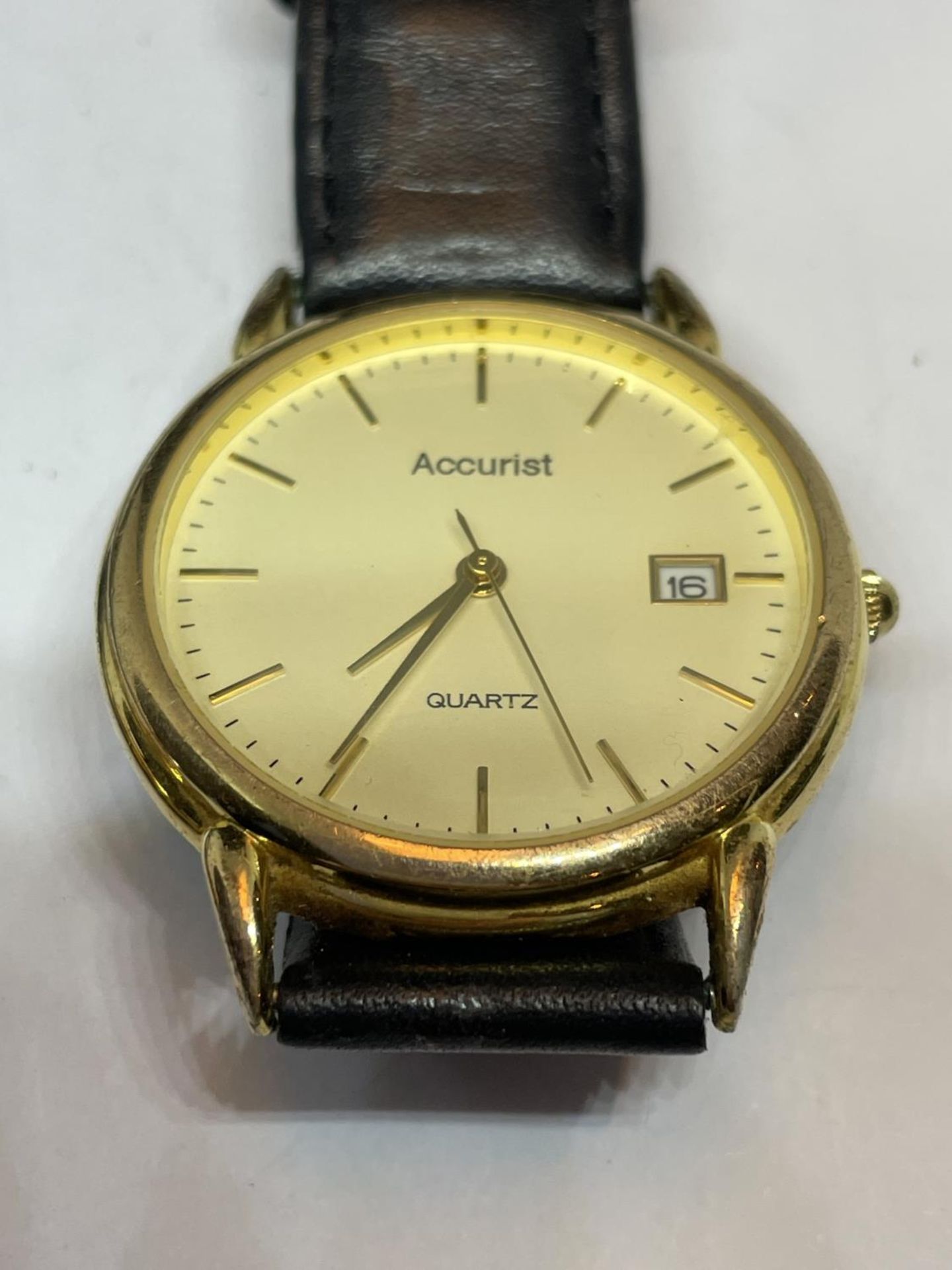 TWO ACCURIST WRIST WATCHES SEEN WORKING BUT NO WARRANTY - Image 3 of 3