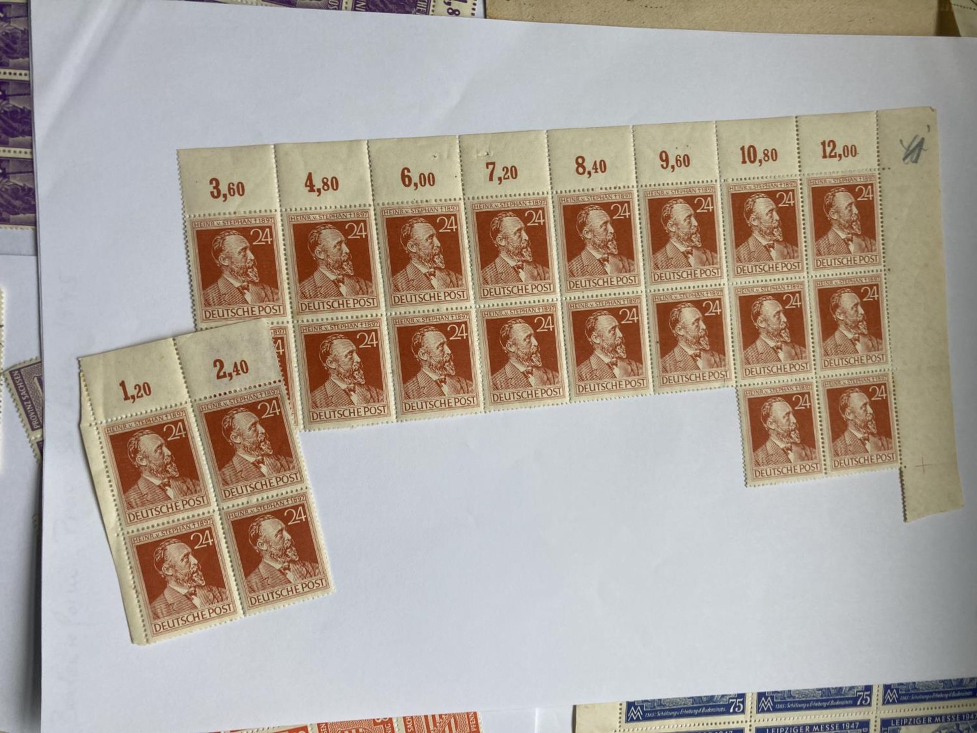 A QUANTITY OF VARIOUS GERMAN STAMPS - Image 3 of 7