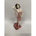 A COALPORT LIMITED EDITION 'RUBY' LADY FIGURE