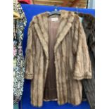 A VINTAGE 'BROWNS OF CHESTER' FUR COAT