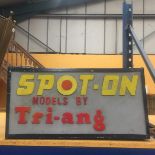 A SPOT ON MODELS BY TRIANG ILLUMINATED LIGHT BOX SIGN