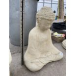 AN AS NEW EX DISPLAY CONCRETE BUDDAH FIGURE *PLEASE NOTE VAT TO BE PAID ON THIS ITEM*