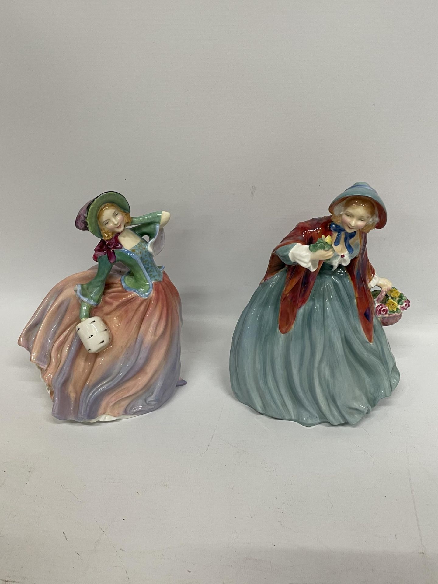 TWO ROYAL DOULTON LADY FIGURES - 'AUTUMN BREEZES' HN1911 & 'LADY CHARMIAN' HN1948