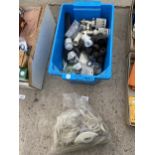 AN ASSORTMENT OF PLUMBING SPARES TO INCLUDE RADIATOR VALVES ETC