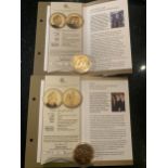 A LONDON MINT TDC WINDSOR COIN COLLECTION X 2