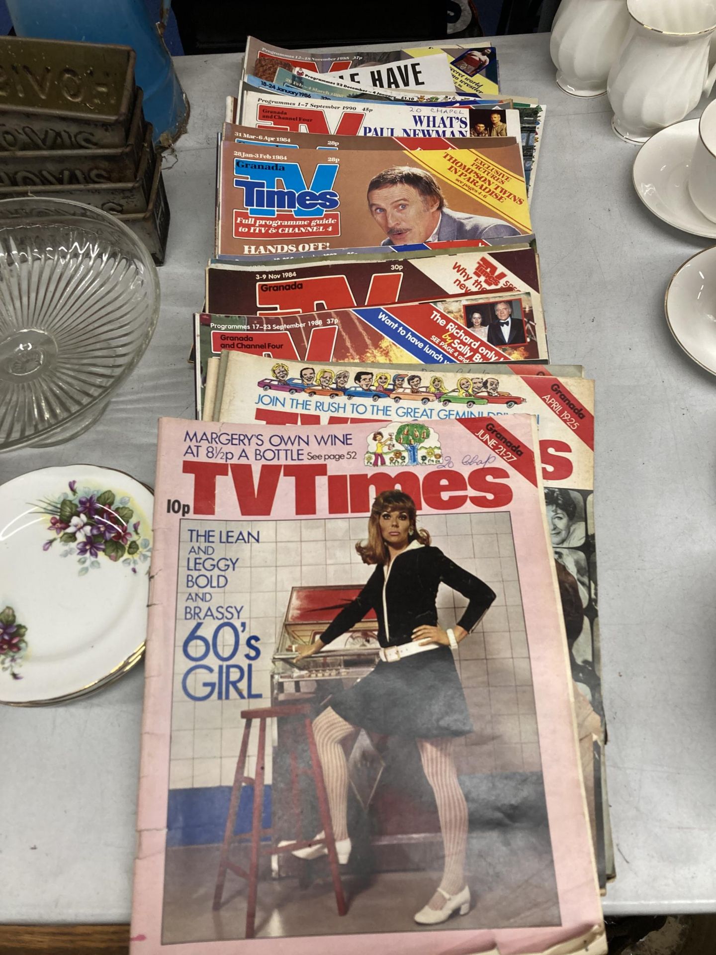 A GROUP OF TV TIMES MAGAZINES