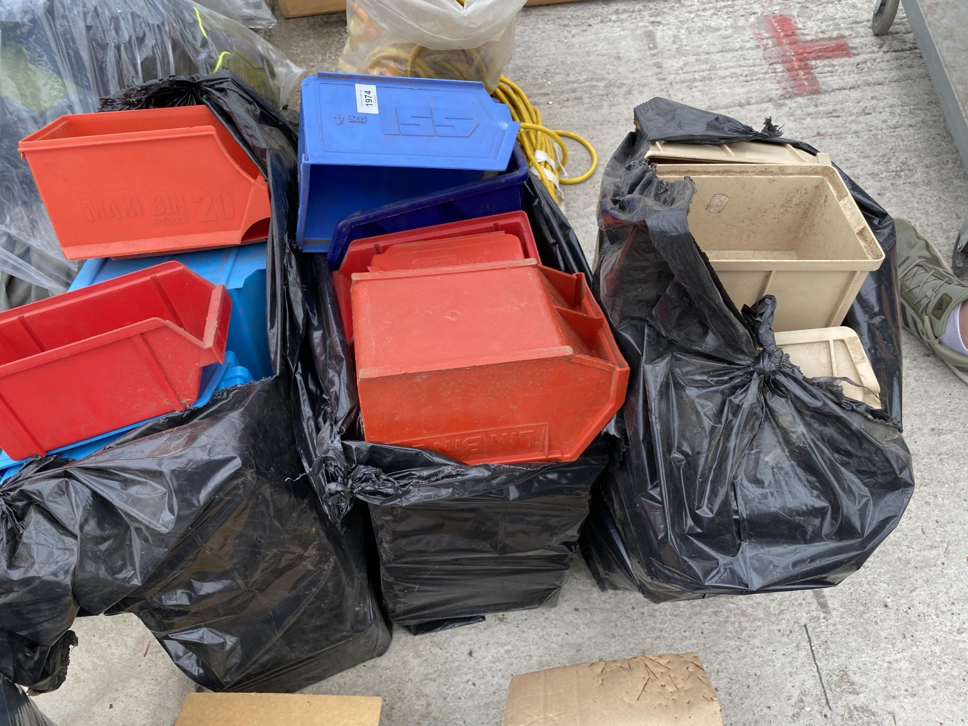 A LARGE QUANTITY OF PLASTIC UNIPART LIN BINS - Image 2 of 2