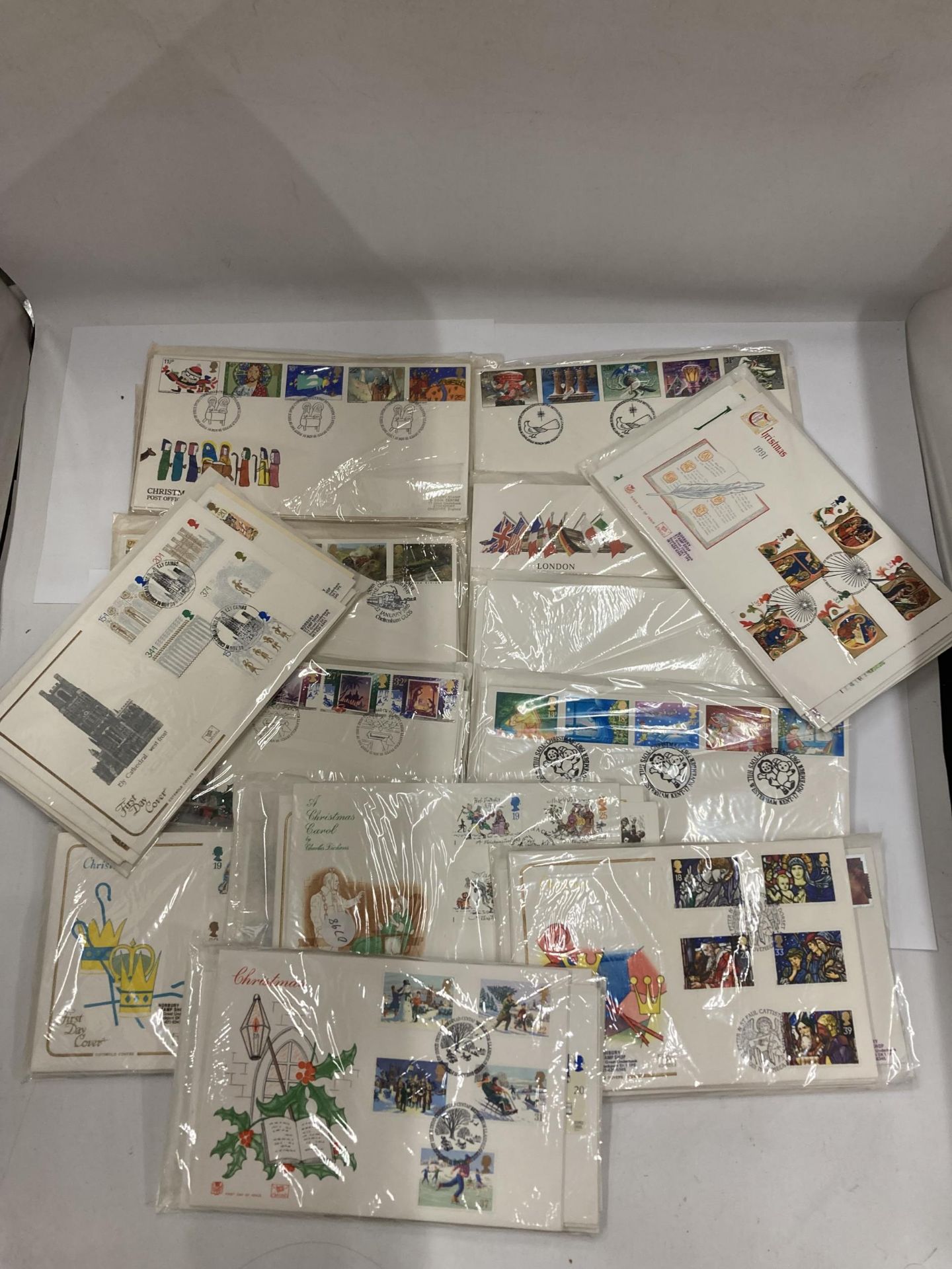 A QUANTITY OF FIRST DAY COVERS IN YEAR GROUPS FROM 1981 - 1994