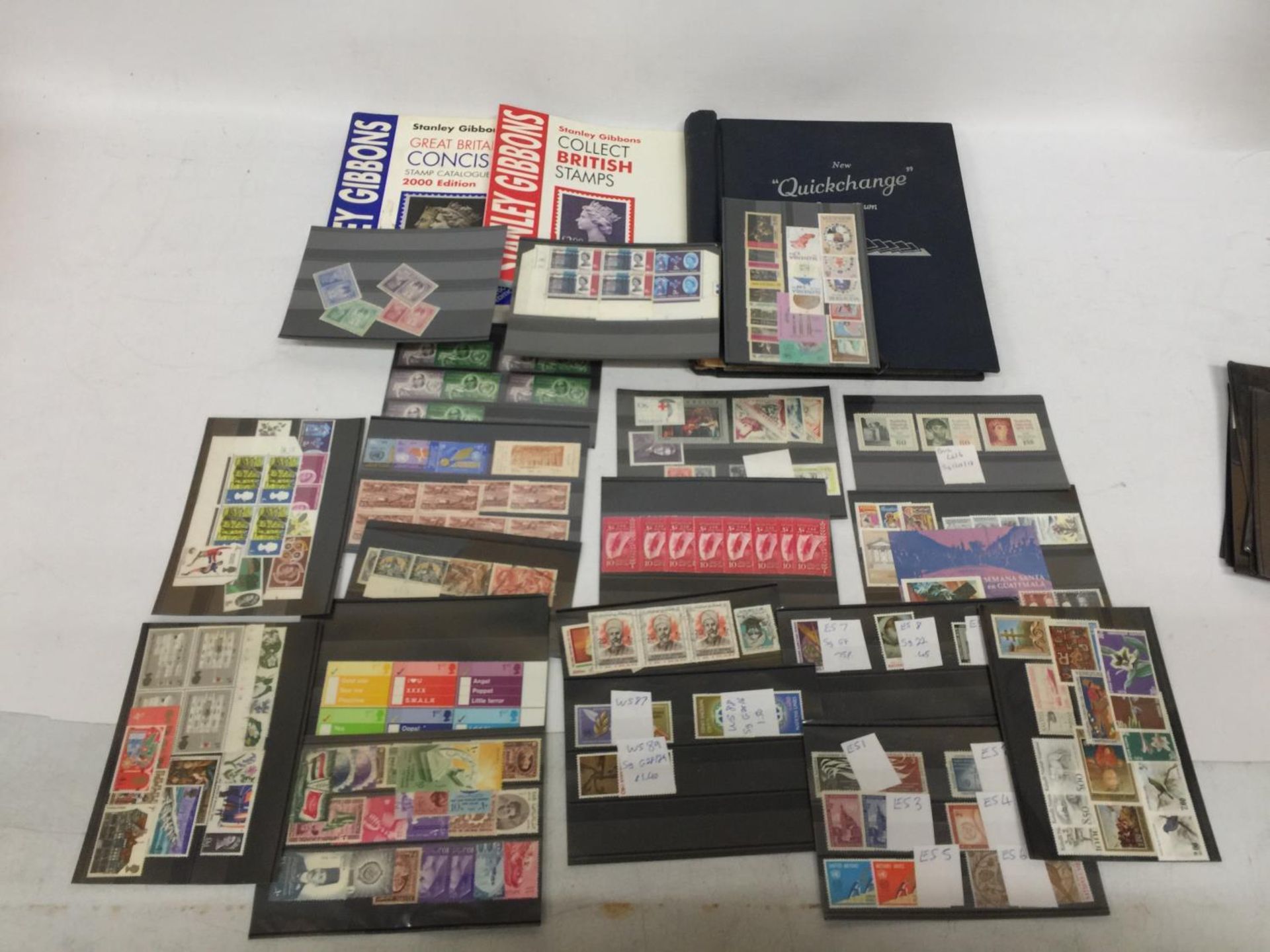 A MIXED LOT TO INCLUDE STAMPS (EGYPTIAN,IRAN AND IRAQ, POLISH) CATALOGUES, MAGNIFYING GLASS AND A - Image 4 of 7