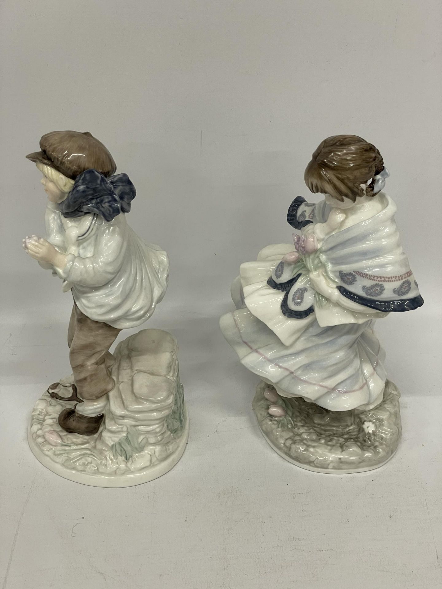 TWO LIMITED EDITION COALPORT FIGURES - 'THE BOY' AND 'VISITING DAY' - Image 2 of 3