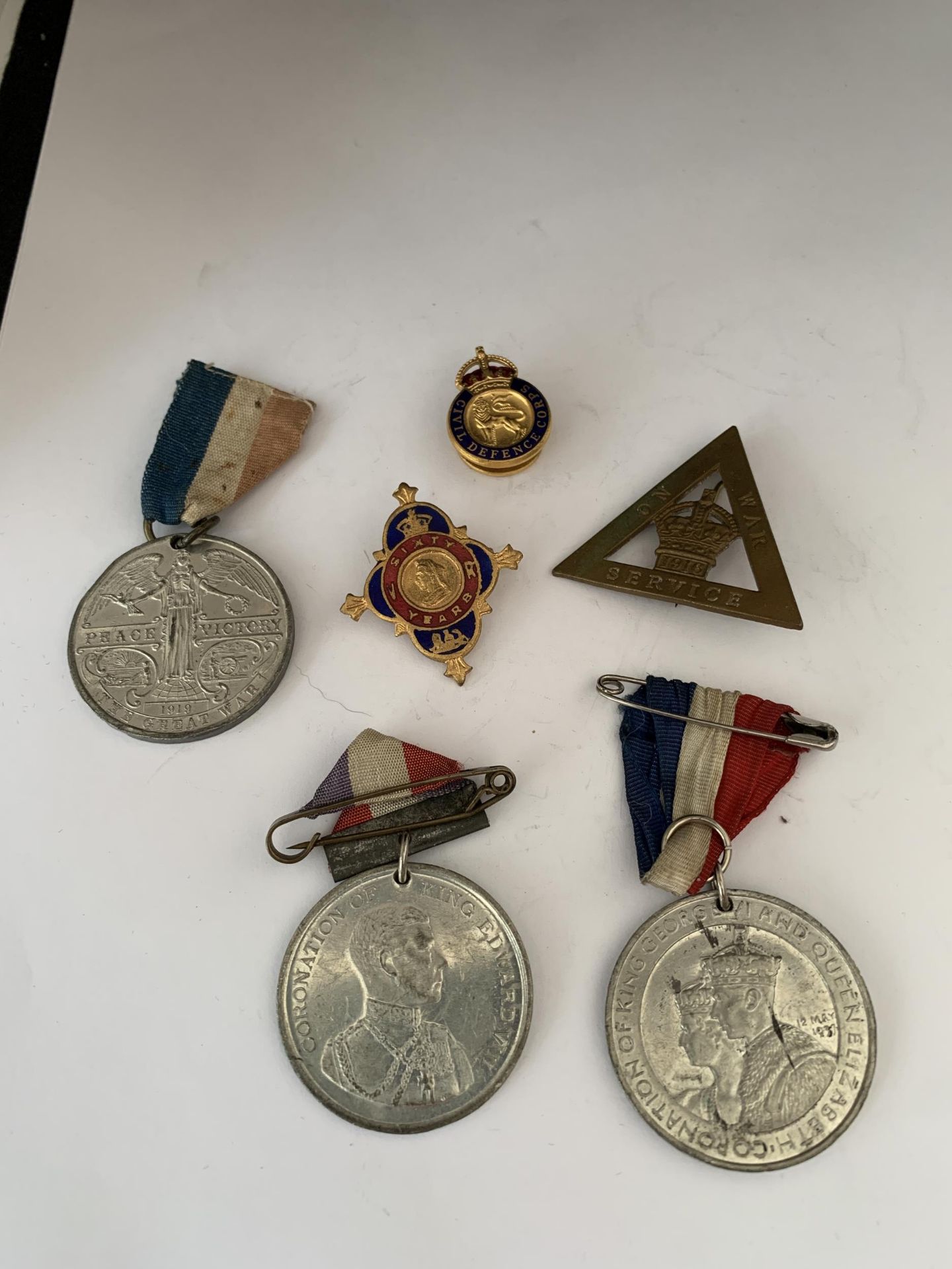 VARIOUS MEDALS AND BADGES