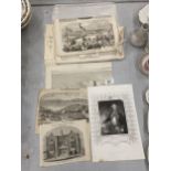 A COLLECTION OF VINTAGE LOOSE ENGRAVINGS