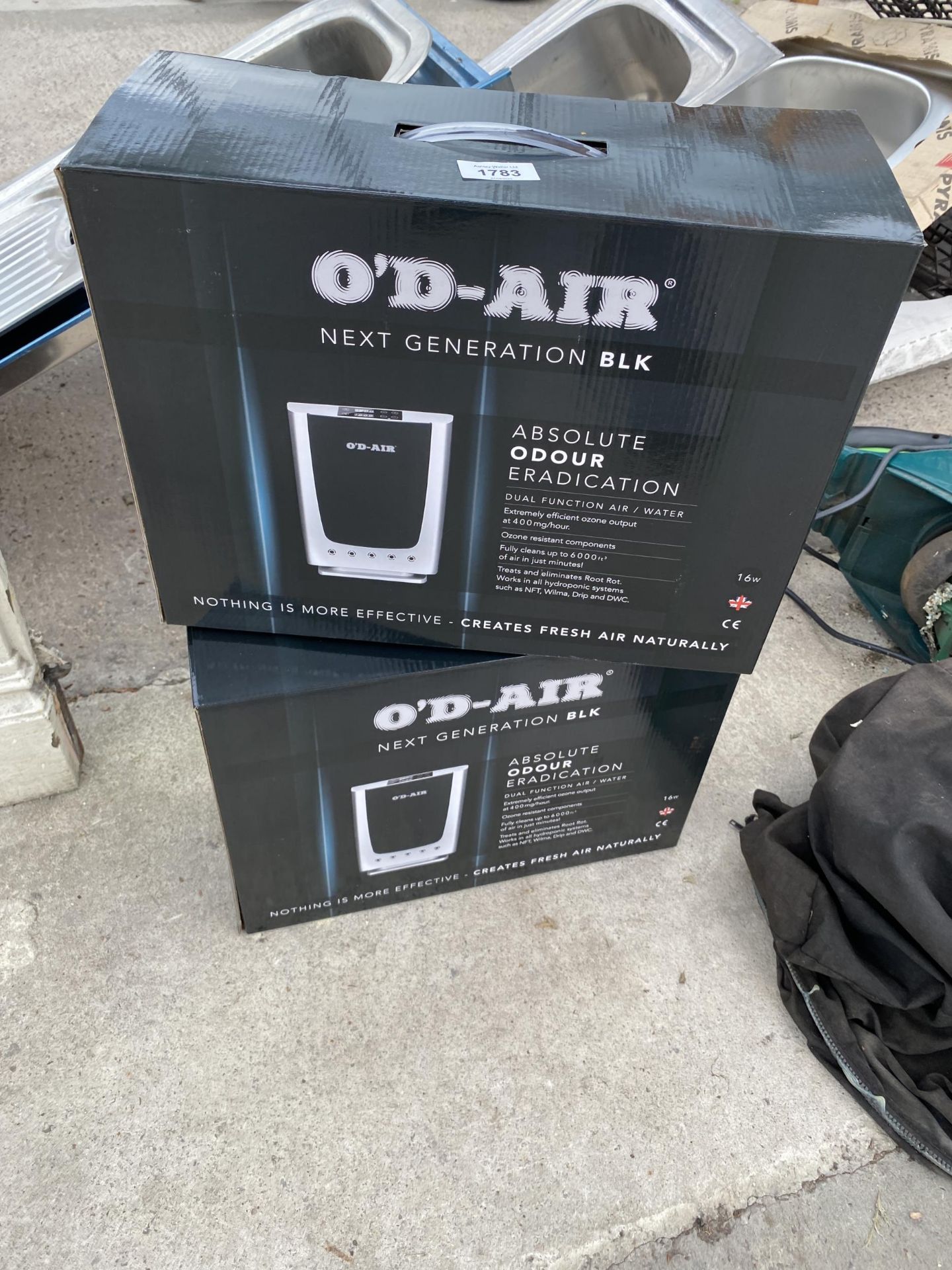 TWO BOXED O'D-AIR AIR PURIFIERS