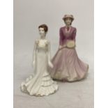 TWO COALPORT FIGURINES "CRYSTAL" AND "BEAU MONDE ON COURT"