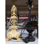 TWO VINTAGE TABLE LAMPS