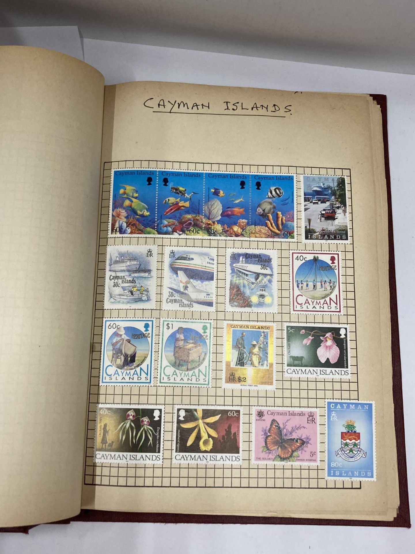 TWO ALBUMS OF STAMPS ONE CONTAINING BRITISH AND FOREIGN AND ONE 1986 COLLECTION OF ISLE OF MAN - Image 4 of 5