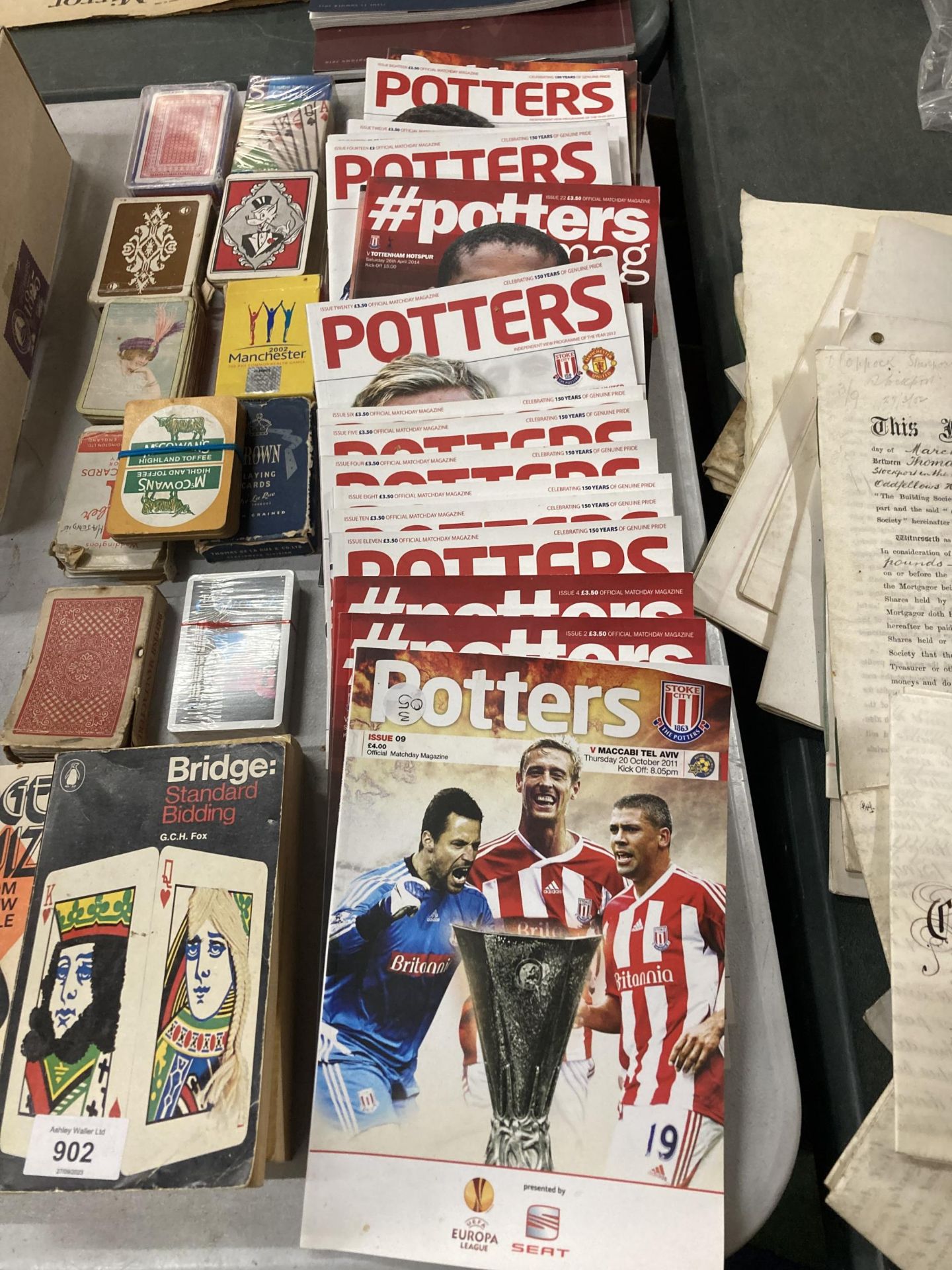 A COLLECTION OF 27 MATCHDAY POTTERS MAGAZINES