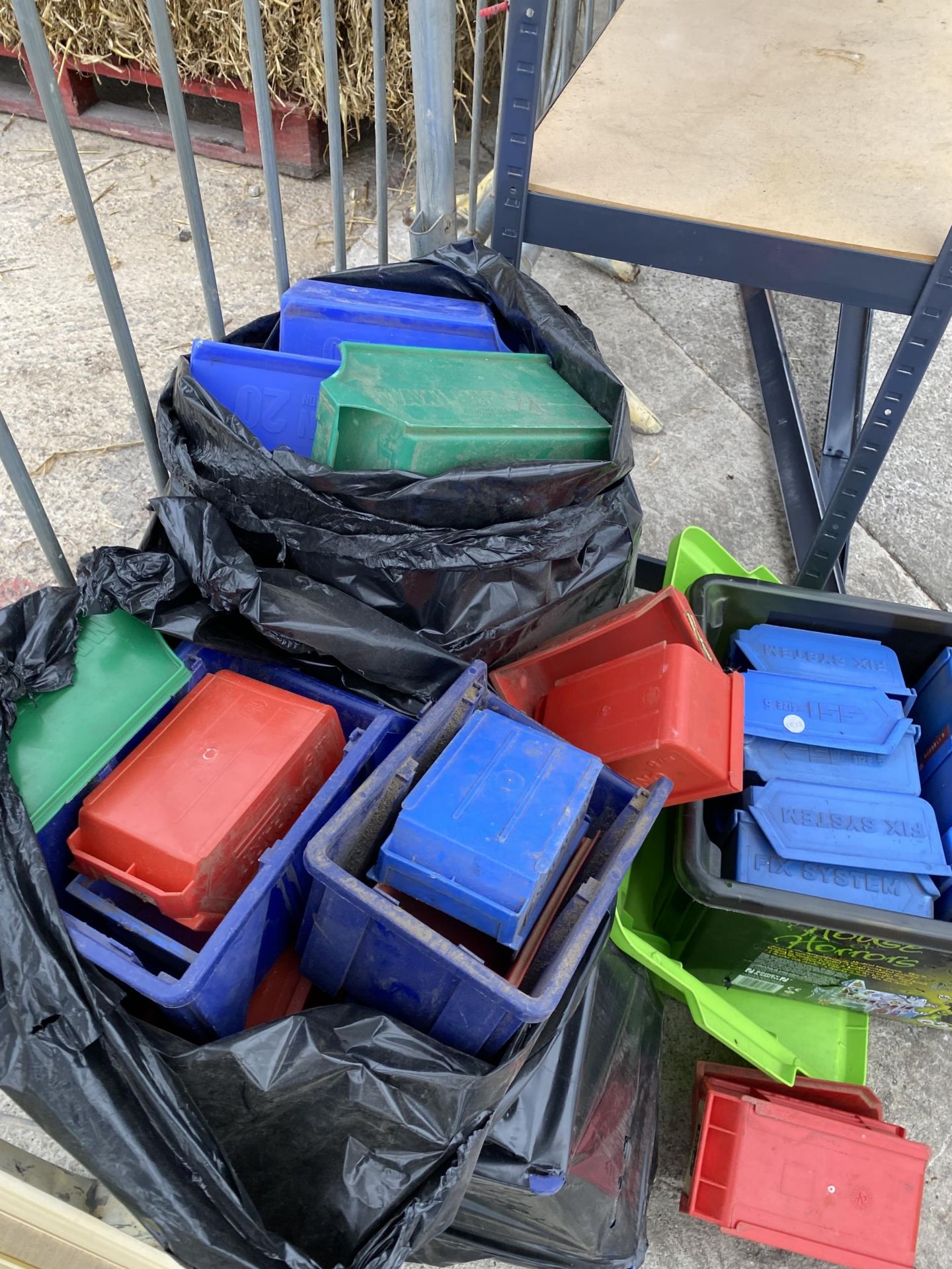 A LARGE ASSORTMENT OF PLASTIC WORKSHOP LIN BINS - Image 2 of 2