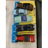 FIVE BOXED CORGI 'A CENTURY OF CARS' TO INCLUDE A STUDEBACK SILVER HAWK, CHRYSLER WINDSOR,