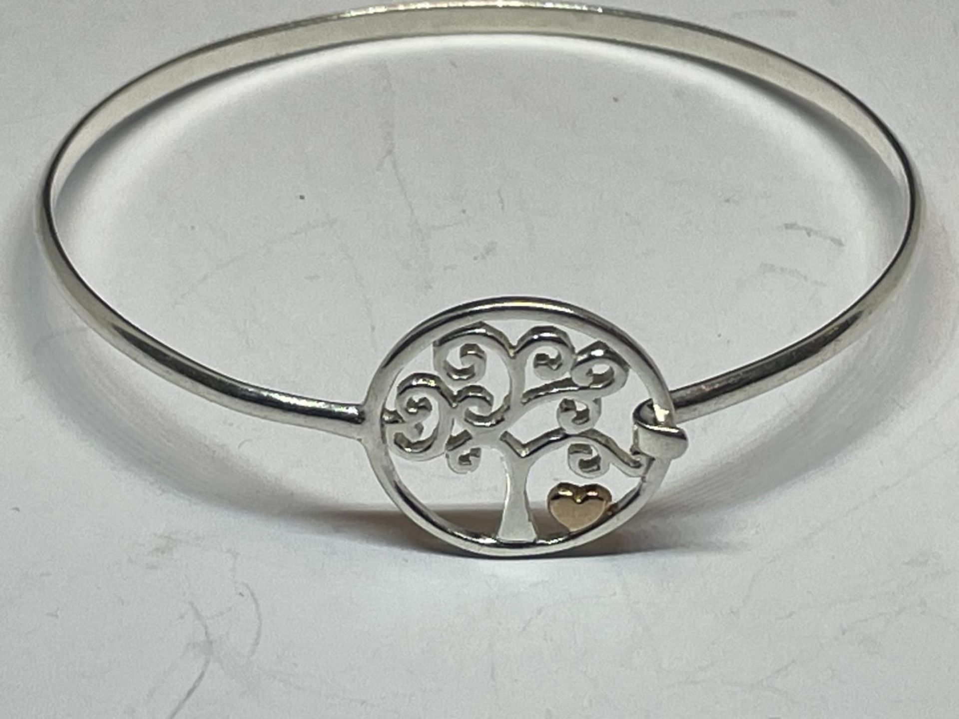 TWO SILVER BANGLES - Image 3 of 3