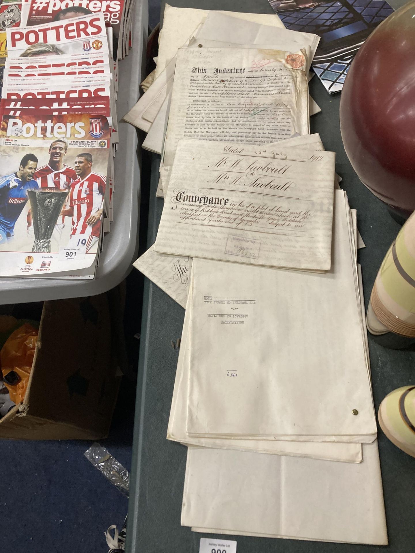 A COLLECTION OF LATE 19TH / EARLY 20TH CENTURY INDENTURES