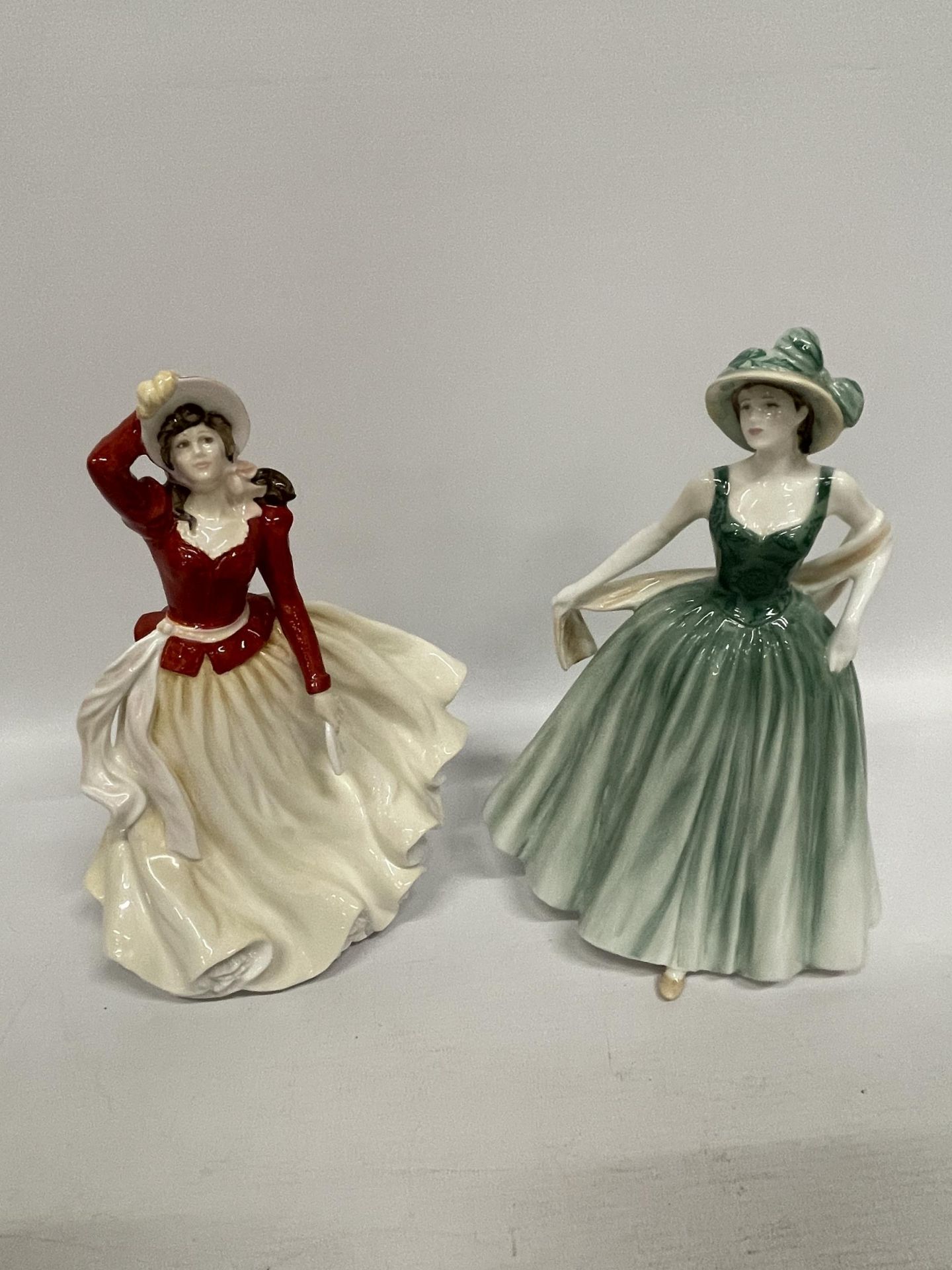 TWO ROYAL DOULTON LADY FIGURES - 'ALICE' LADY OF THE YEAR 1999 HN4003 & 'ELEANOR' LADY OF THE YEAR