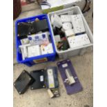 AN ASSORTMENT OF ELECTRICAL HARDWARE TO INCLUDE SOCKETS AND SWITCHES ETC
