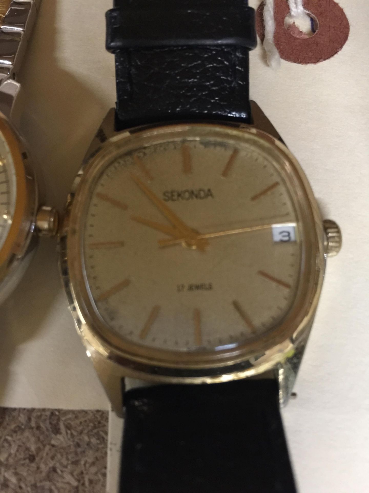 SIX COLLECTABLE WRISTWATCHES TO INCLUDE LONGINES, SEKONDA, ROTARY, ETC - Image 3 of 5