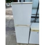 A WHITE ELECTROLUX UPRIGHT FRIDGE FREEZER