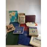 VARIOUS STAMP ALBUMS SOME EMPTY OTHERS PART FILLED, PRINCESS OF WALES 21ST BIRTHDAY COLLECTION,