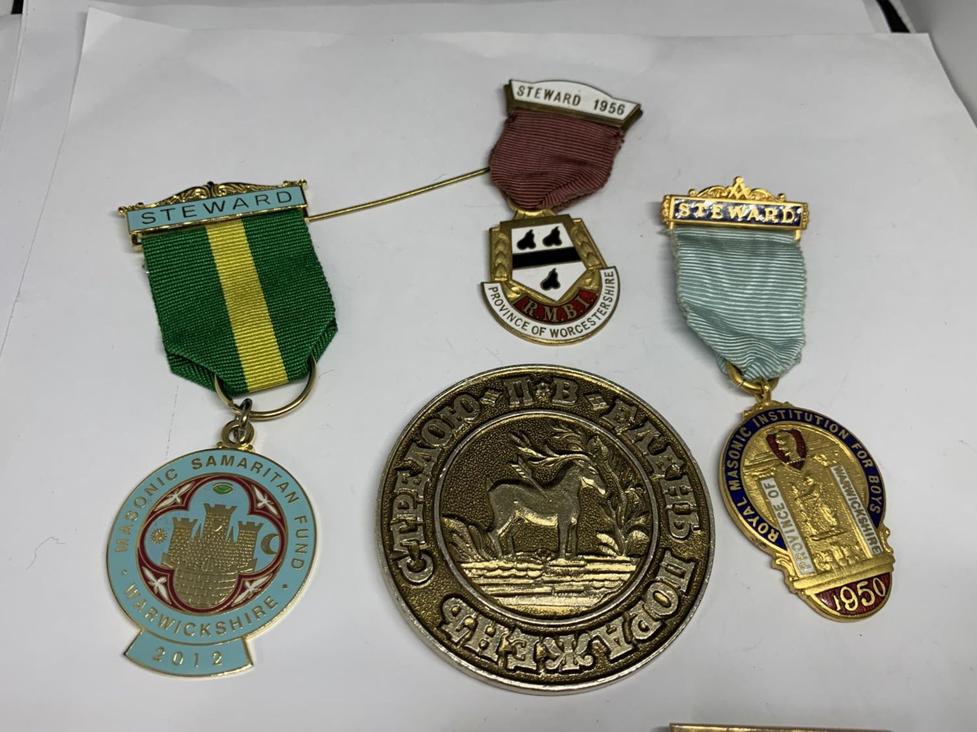 EIGHT VARIOUS MASONIC MEDALS - Image 4 of 4