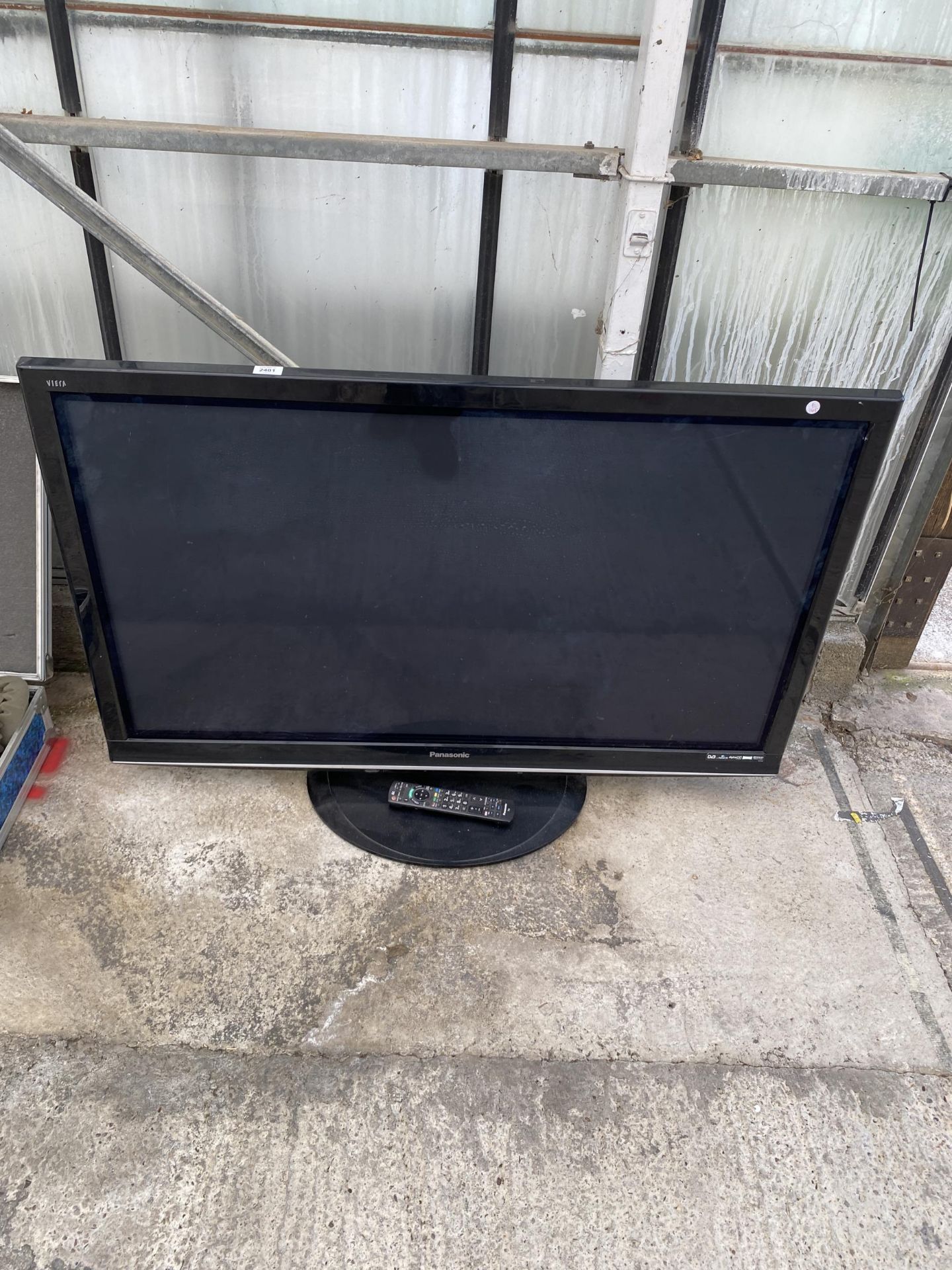 A PANASONIC 50" TELEVISION WITH REMOTE CONTROL BELIEVED IN WORKING ORDER BUT NO WARRANTY