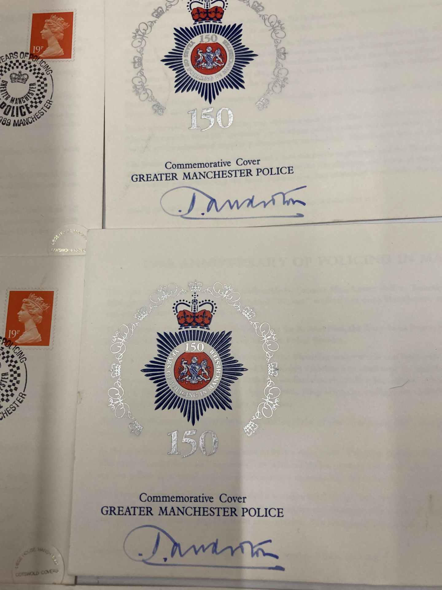 EIGHT FIRST DAY COVERS TO INCLUDE 1979 CELEBRATING 150 YEARS OF MODERN POLICING AND FOUR 1989 - Image 4 of 5