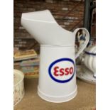 A LARGE ESSO METAL OIL CAN, 13' HIGH
