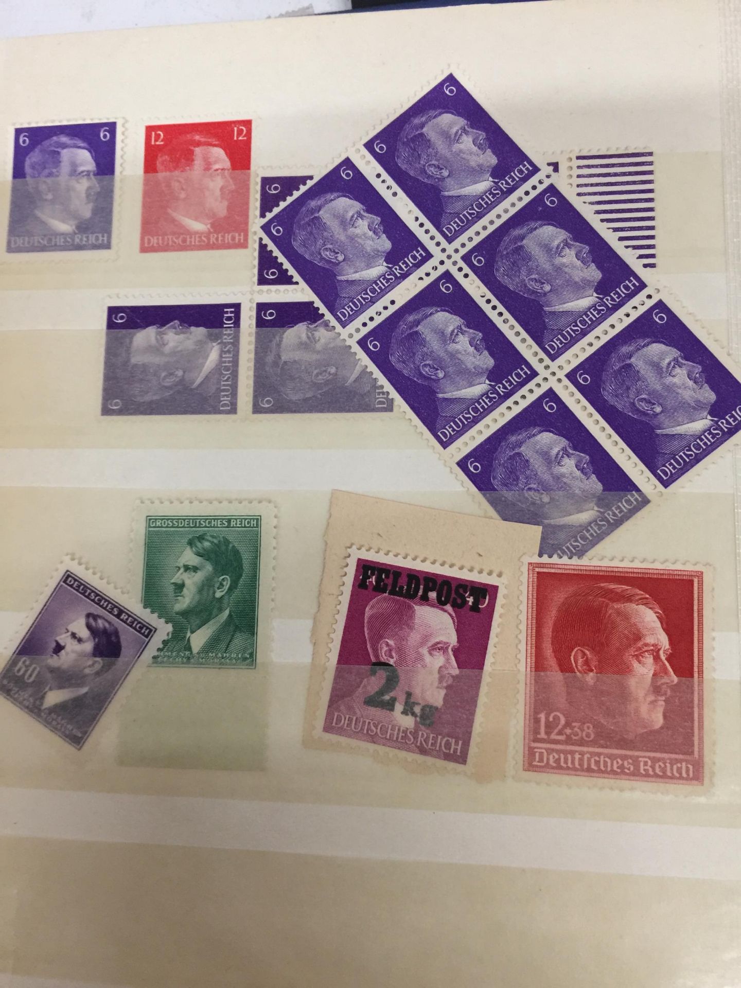 THREE ALBUMS OF GERMAN STAMPS AND SOME LOOSE EXAMPLES - Image 3 of 7