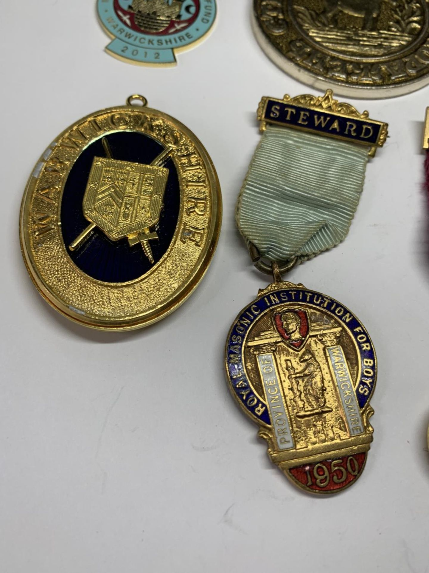 EIGHT VARIOUS MASONIC MEDALS - Image 2 of 4
