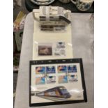 A CHANNEL TUNNEL / LE SHUTTLE LOT - NOVELTY SADLER TEAPOT AND STAMPS